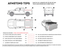 Front Runner Pickup Truck Slimline II Load Bed Rack Kit / 1345(W) x 1560(L) - by Front Runner - KRLB010T