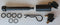 Mister Hitches Locking Hitch Pin Black E-coat 2 Pin Holes W/clip Round Sec Keys MHPL6