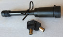 Mister Hitches Locking Hitch Pin Black E-coat 2 Pin Holes W/clip Round Sec Keys MHPL6