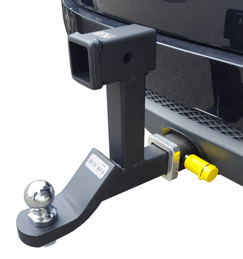 Mister Hitches Ball Mount Multi-use With High Top Receiver 3500kg MHSBM-2