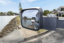 MSA Towing Mirrors LC70-79 Landcruiser-black. 1984-current. Black, Manual, Big Base (no Indicators) TM400