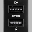 Stedi Push Switch To Suit D-Max/BT-50 (2020 - On) & MU-X (2021 - On) - Dual USB PSHSWCH-MUXDMAXBT50-DUALUSB