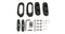 Rhino Rack RCP Roof Rack Base Kit (x2)(Front) 200 SERIES RCP17F-BK