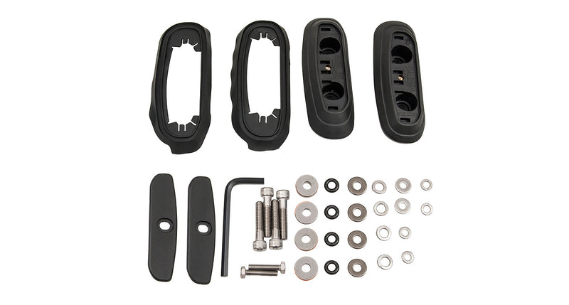 Rhino Rack RCP Roof Rack Base Kit (x2)(Front) 200 SERIES RCP17F-BK