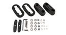 Rhino Rack RCP Roof Rack Base KIT PATROL Y62 11/12- (2) FRONT RCP28F-BK