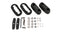 Rhino Rack RCP Roof Rack Base KIT PATROL Y62 11/12- (2) FRONT RCP28F-BK