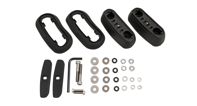 Rhino Rack RCP Roof Rack Base KIT PATROL Y62 11/12- (2) FRONT RCP28F-BK