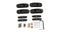 Rhino Rack RCP Roof Rack Base Kit (x4) Kluger 3/14- RCP31-BK