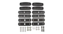 Rhino Rack RCP Roof Rack Generic Track Swivel Base Kit (x4) RCP68-BK