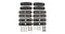 Rhino Rack RCP Roof Rack Generic Track Swivel Base Kit (x4) RCP68-BK