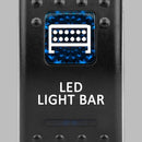 Stedi Rocker Switch For 4x4 LED Light bar Back Lit Blue - ROKSWCH-BAR