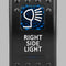 Stedi Rocker Switch For 4x4 Right Side Lights Back Lit Blue - ROKSWCH-RGHT