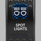 Stedi Rocker Switch For 4x4 Spot Light Back Lit Blue - ROKSWCH-SPOT