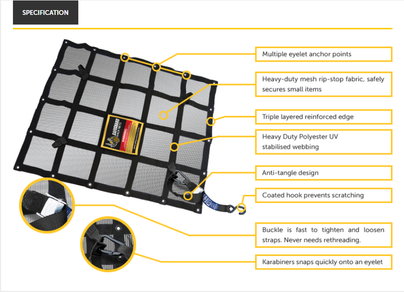 Safeguard Small Restraint Cargo Net (SSRN-200)