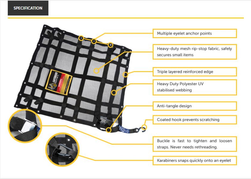 Safeguard Medium Toolbox Cargo Net (SMTN-200)