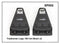 Whispbar Tradesman Legs 15cm Black x 2 YSP002