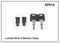Whispbar Lockset Short 2 Barrels 2 Keys (fits ski holders) YSP014