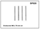 Whispbar Grubscrew M6 x 70mm x 4 YSP020