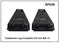 Whispbar Tradesman Leg Complete 21cm Blk x 2 YSP028