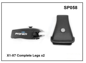 Whispbar/Prorack X1-X7 Legs Complete x 2 YSP058