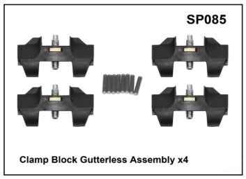 SP085 Roof racks galore yakima prorack pro rack whispbar spare parts clamp block gutterless assembly mounts