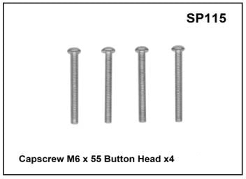 Whispbar Capscrew Button Head M6x50 x4 YSP115