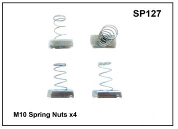 Prorack M10 Spring Nuts x 4 YSP127
