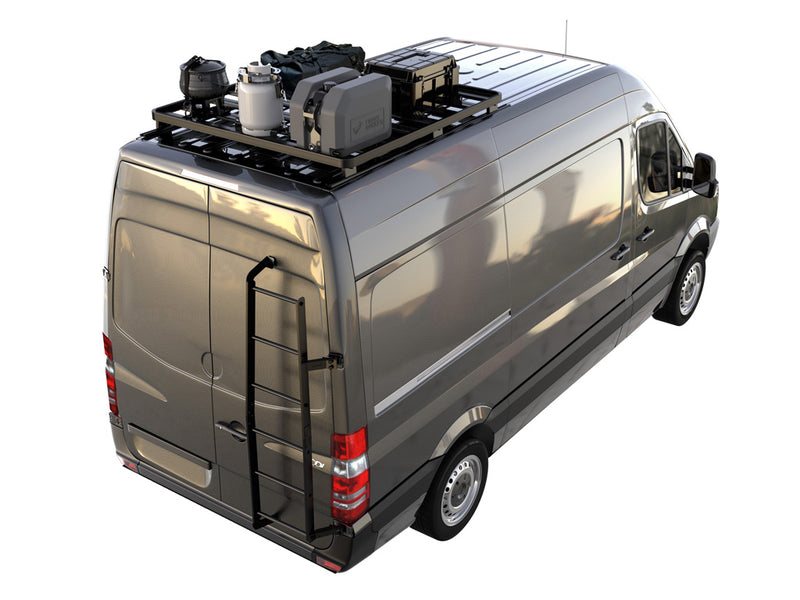 Front Runner Mercedes Benz Sprinter 128in/144in/170in / L1/L2/L3 / SWB/MWB/LWB Wheelbase w/o OEM Tracks (2006-Current) Slimline II 1/4 Roof Rack Kit / Tall - by Front Runner - KRMS005T
