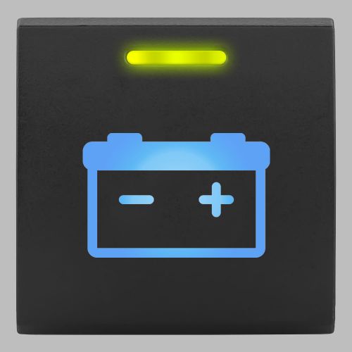 Stedi Square Type Push Switch - Auxiliary Battery SQUARE-TOY-BATTERY