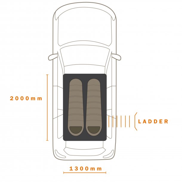 Darche Ridgeback Hard Shell RTT CNVAS T050801554T