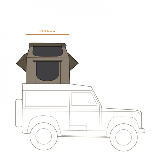 Darche Hi-View Large Roof Top Tent (T050801625)