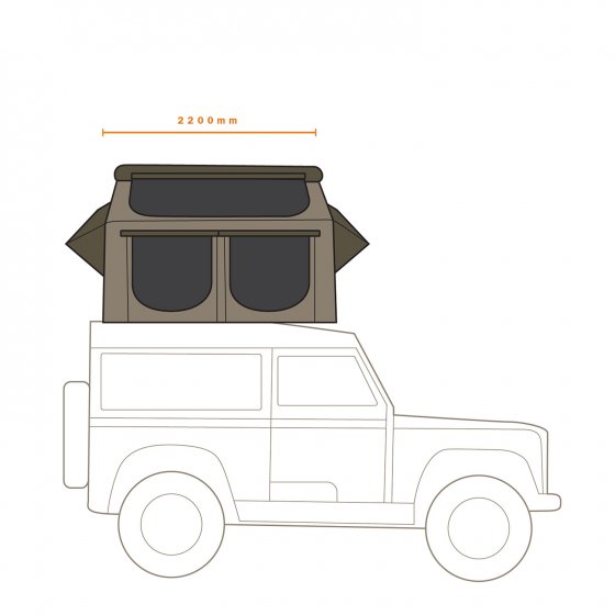 Darche Basecamp 2200 Roof Top Tent (T050801636)