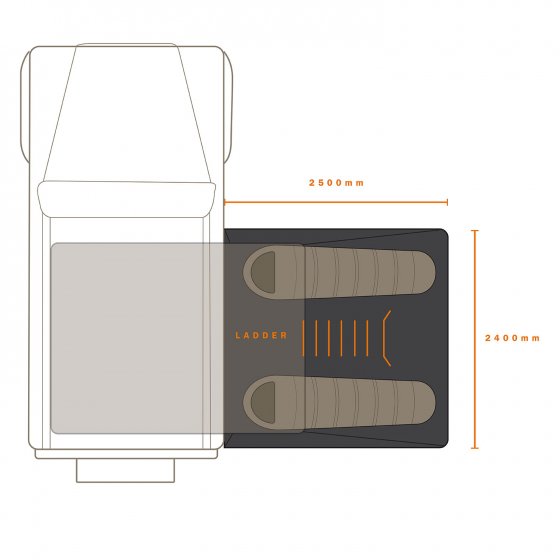 Darche Hi View 1800 Annex 1.65m Drop T050801628