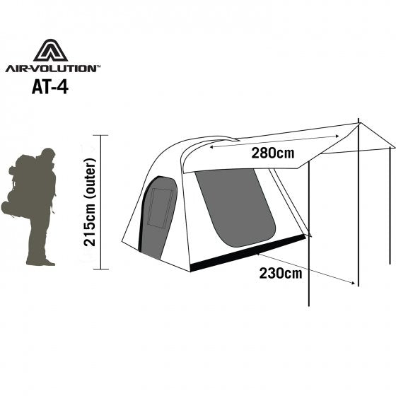 Darche Air Volution At-4 Tent New T050801815
