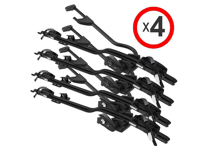 Thule Proride 598002 black 4 pack (Matching Locks) - Car Racks