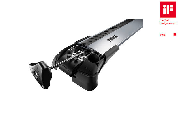 Thule Wingbar Edge Roof Rails Silver 958100 S (70.4cm)