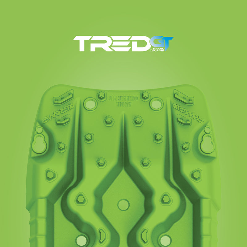 Tred GT Recovery Device Fluro Green Pair TREDGTGR