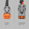 Stedi 2 to 1 Deutsch Connector/Splitter 2 Lights With 1 Wiring Harness 1.5m WIR2TO1-DT