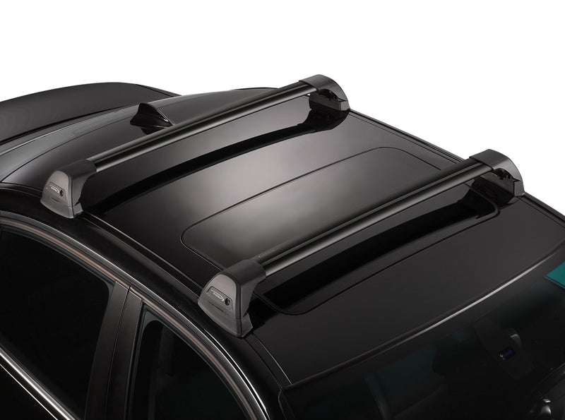 Yakima Flush Bar Black Roof Rack Pair S24YB - 8050233