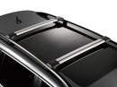 Yakima Rail Bar Silver Roof Rack Pair for Raised Rails S43Y - 8050202
