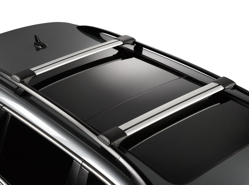 Yakima Rail Bar Silver Roof Rack Pair for Raised Rails S43Y - 8050202