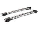 Yakima Rail Bar Silver Roof Rack Pair for Raised Rails S43Y - 8050202